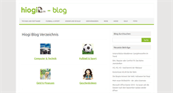 Desktop Screenshot of blog.hiogi.de